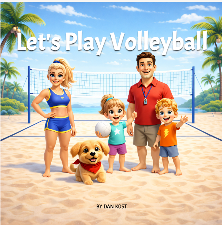 Let's Play Volleyball audiobook cover